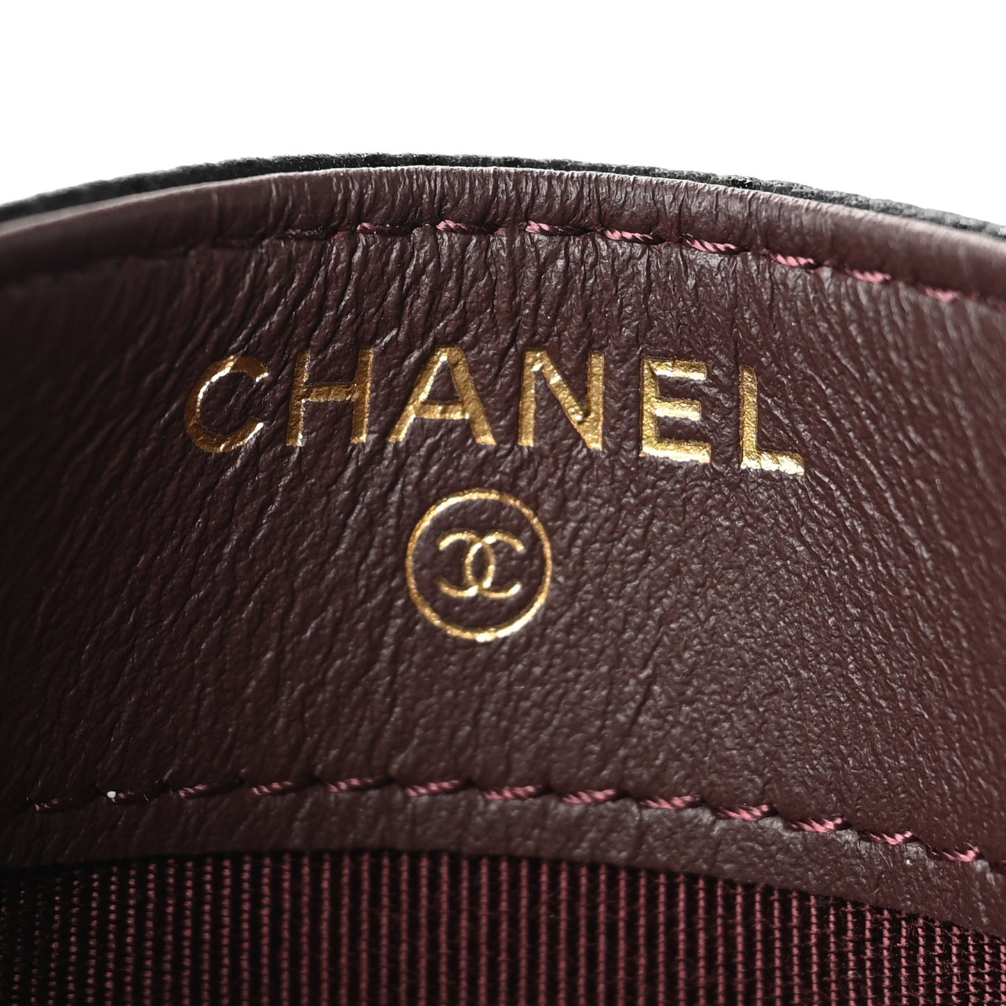 Caviar Quilted Card Holder Black