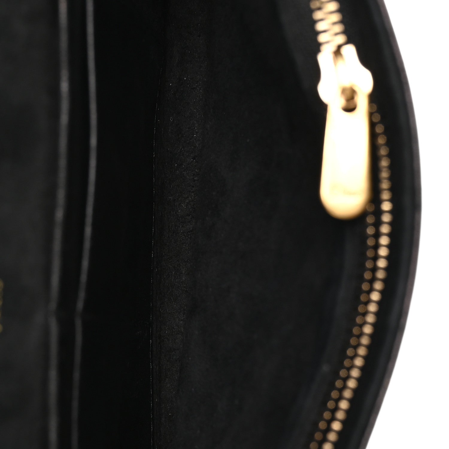 Christian Dior Calfskin Studded Diorama Wallet on Chain Pouch Black 4 of 10