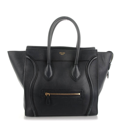 Celine Smooth Calfskin Mini Luggage Navy Blue 1 of 9