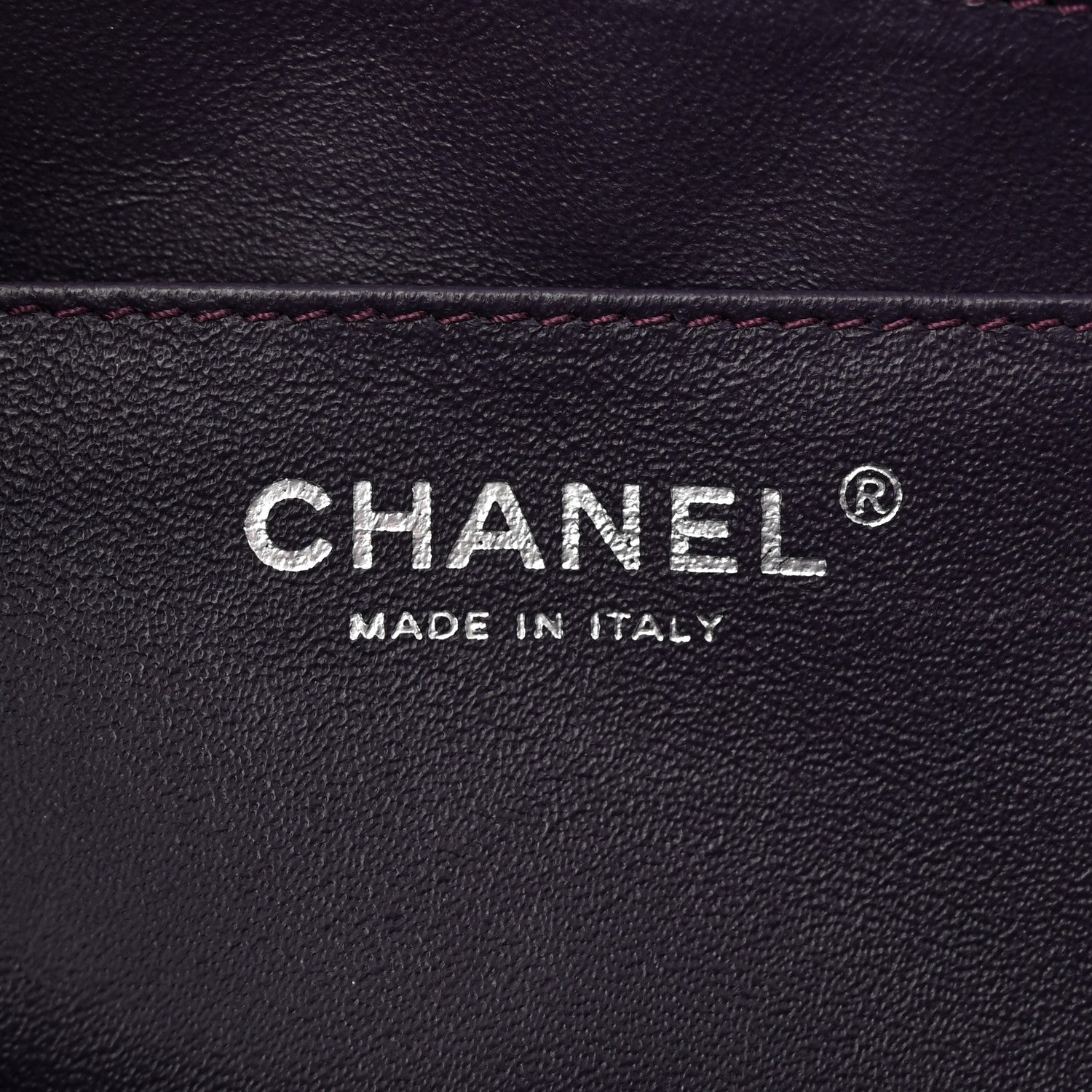 Chanel Patent Quilted Jumbo Single Flap Dark Purple 6 of 12
