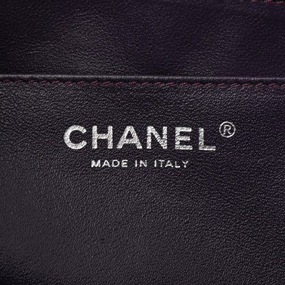 Chanel Patent Quilted Jumbo Single Flap Dark Purple 6 of 12