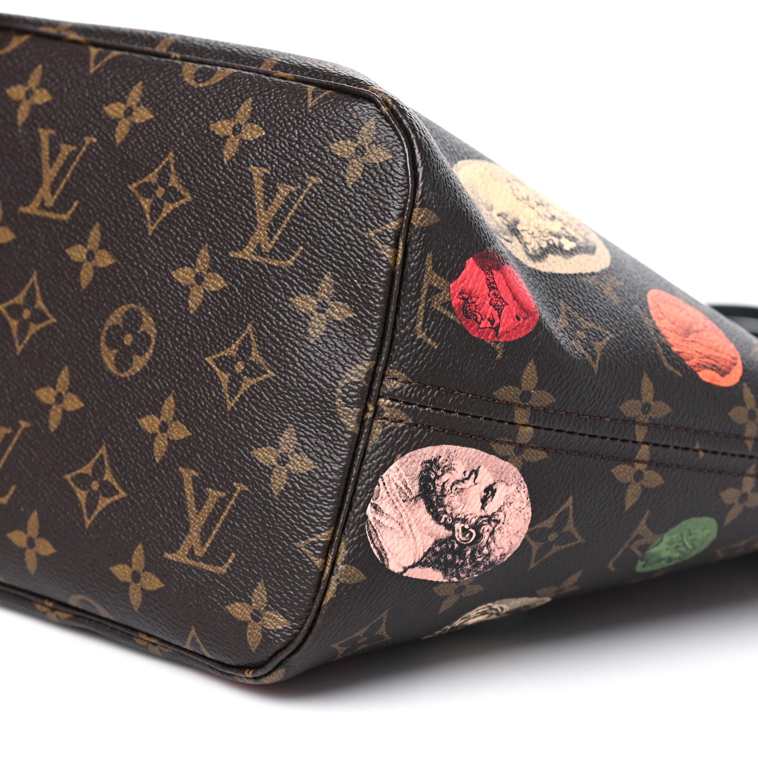 Louis Vuitton X Fornasetti Monogram Cameo Neverfull MM 10 of 11
