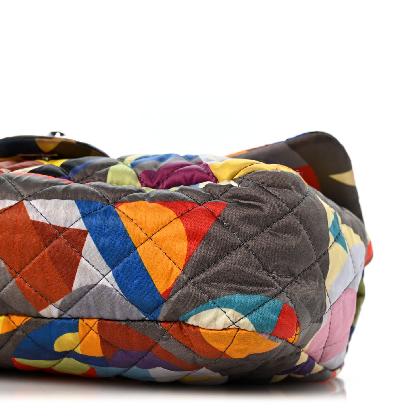 Nylon Printed Small Coco Color Flap Multicolor