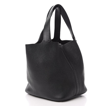 Hermes Taurillon Clemence Picotin Lock TGM Black 2 of 12