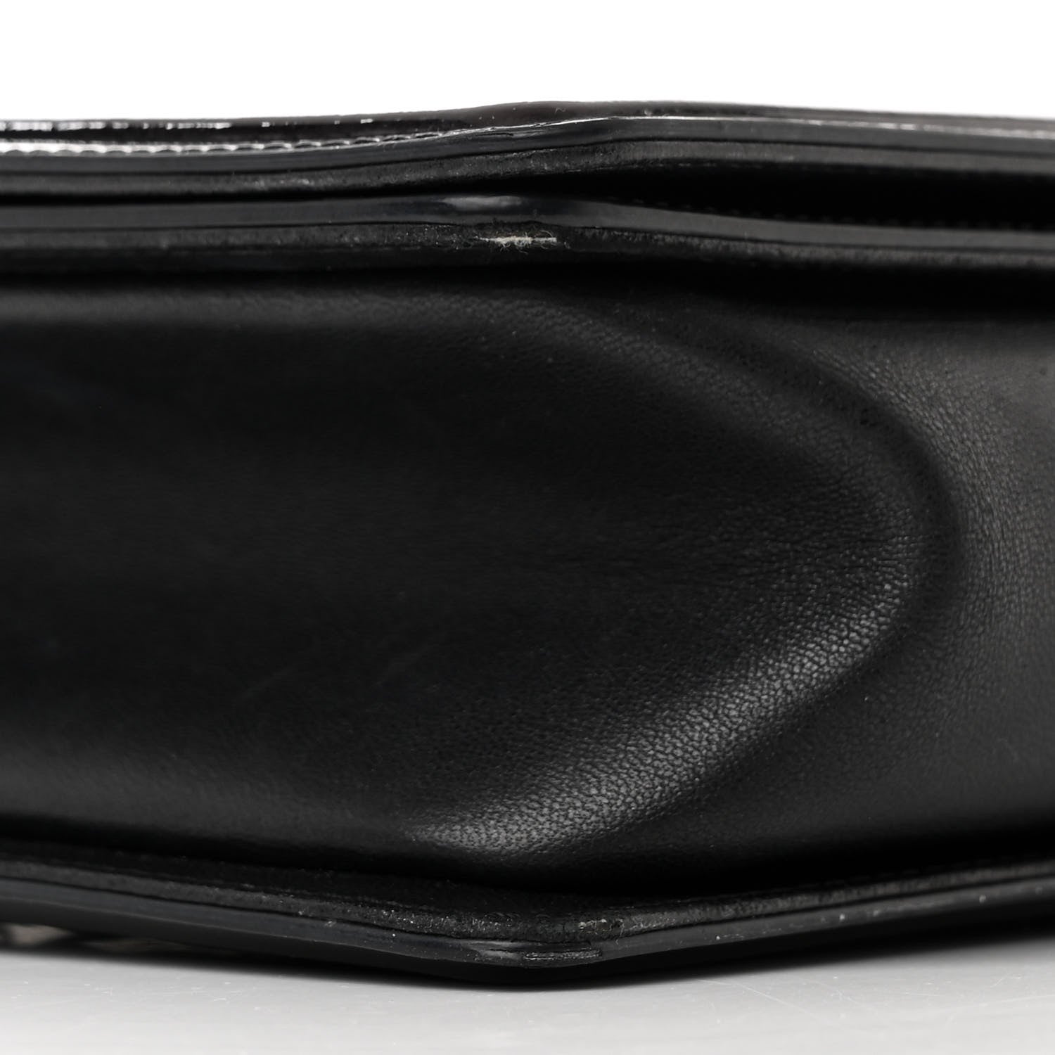 Chanel Patent Calfskin Quilted New Medium Boy Flap Black 9 of 13