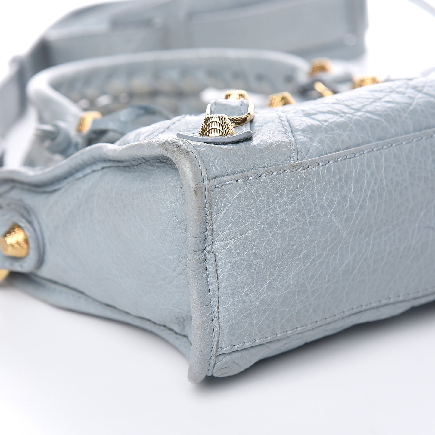 Agneau Giant 12 Gold Hardware Mini City Bleu Opaline