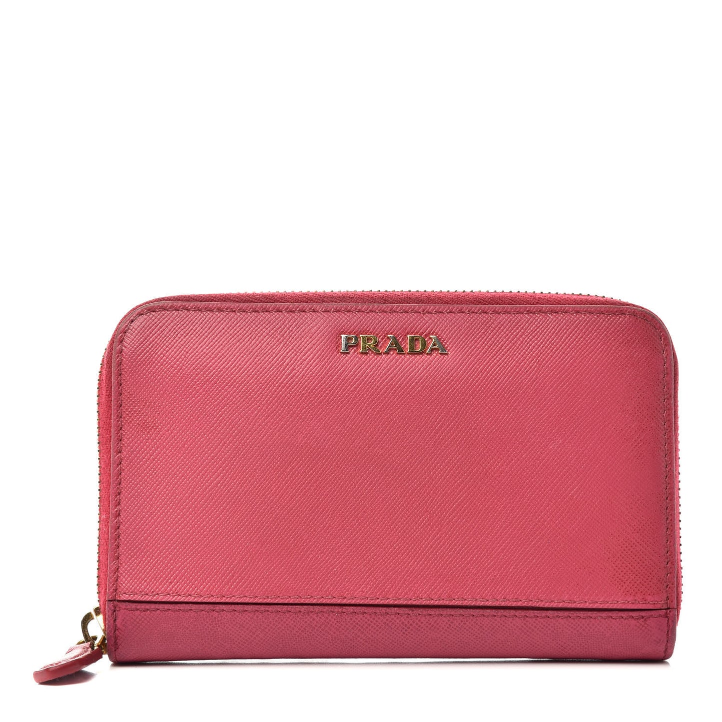 Saffiano Cuir Zip Around Wallet Ibisco Peonia