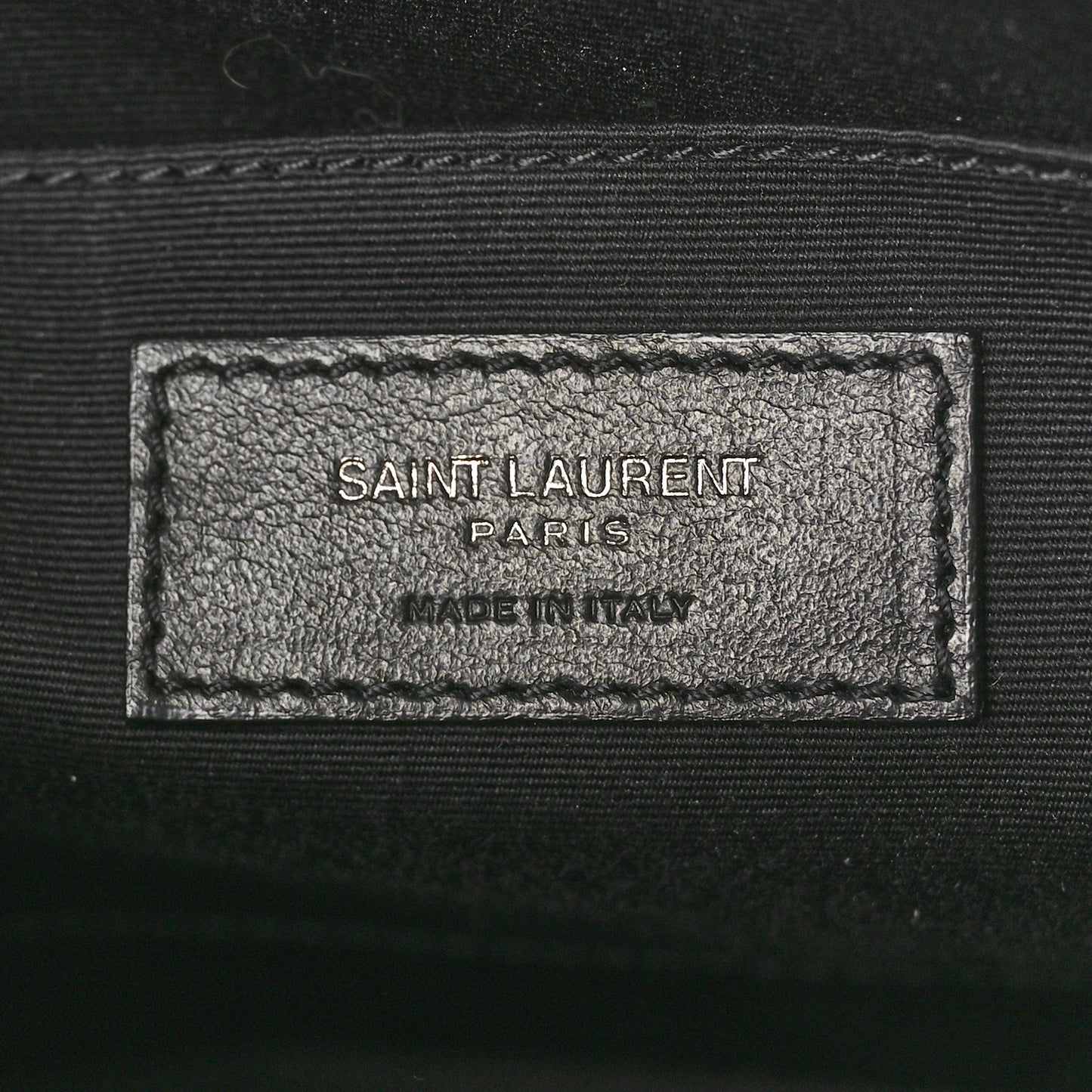 Calfskin Matelasse Monogram Lou Camera Bag Black
