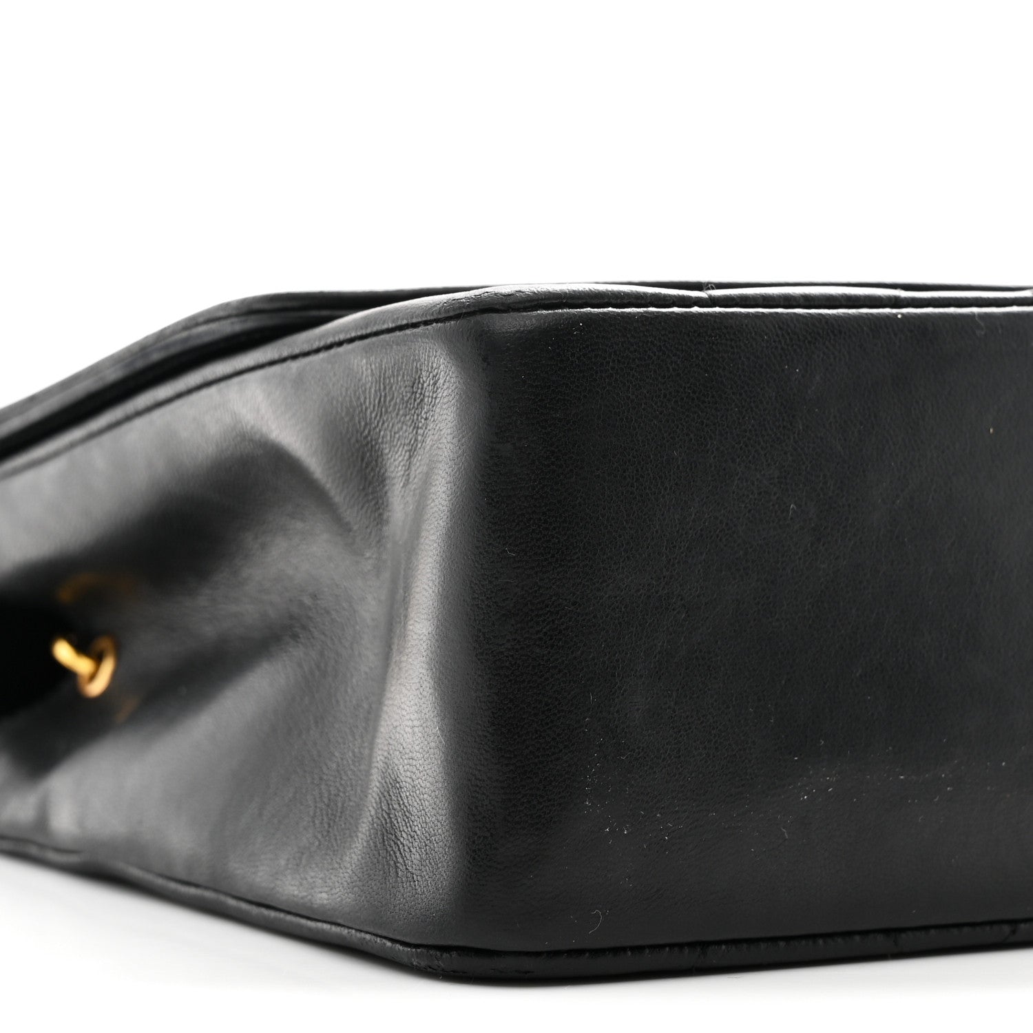 Chanel Lambskin Quilted Medium Single Flap Black 10 of 11