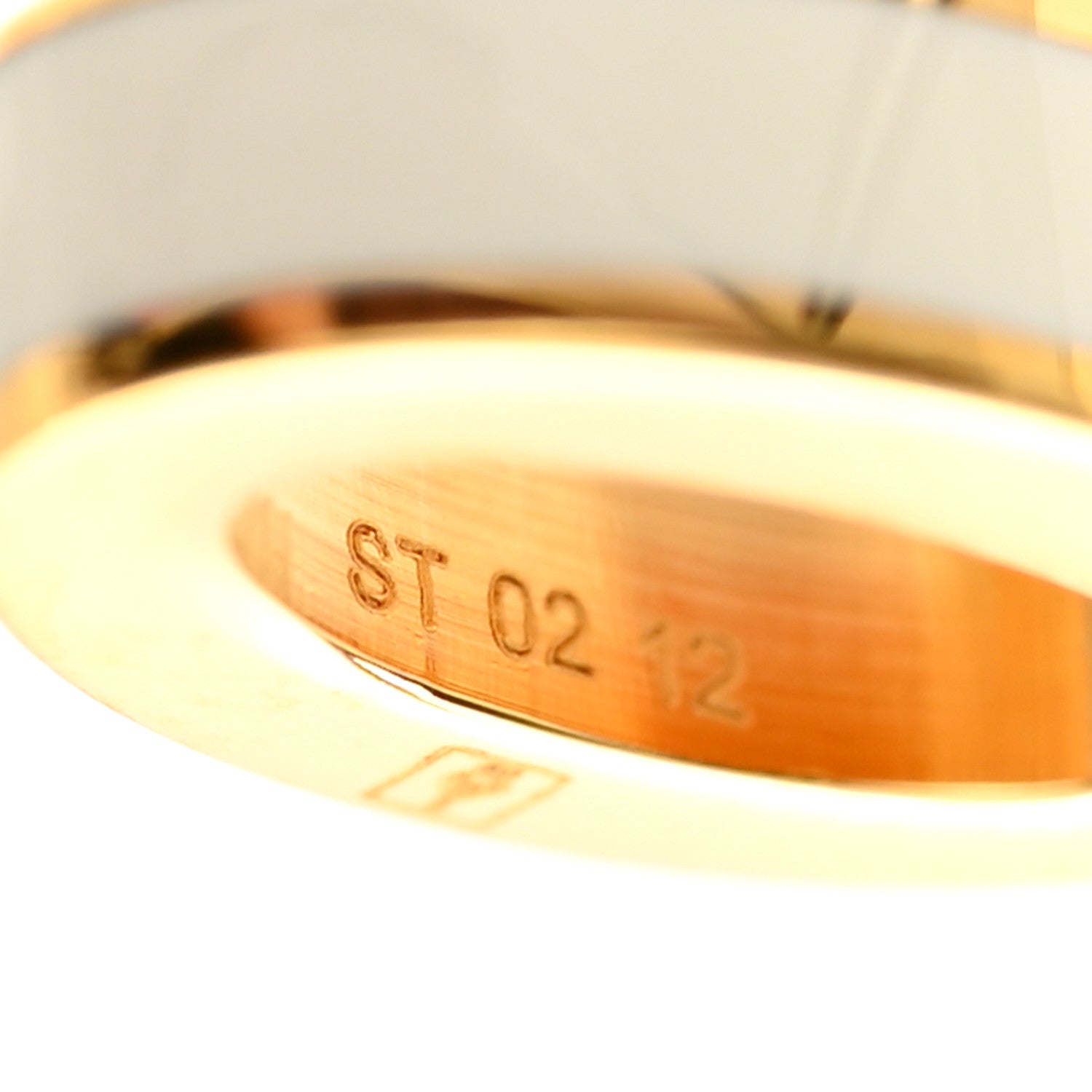 Hermes Gold Lacquered Mini Pop H Earrings White 4 of 6