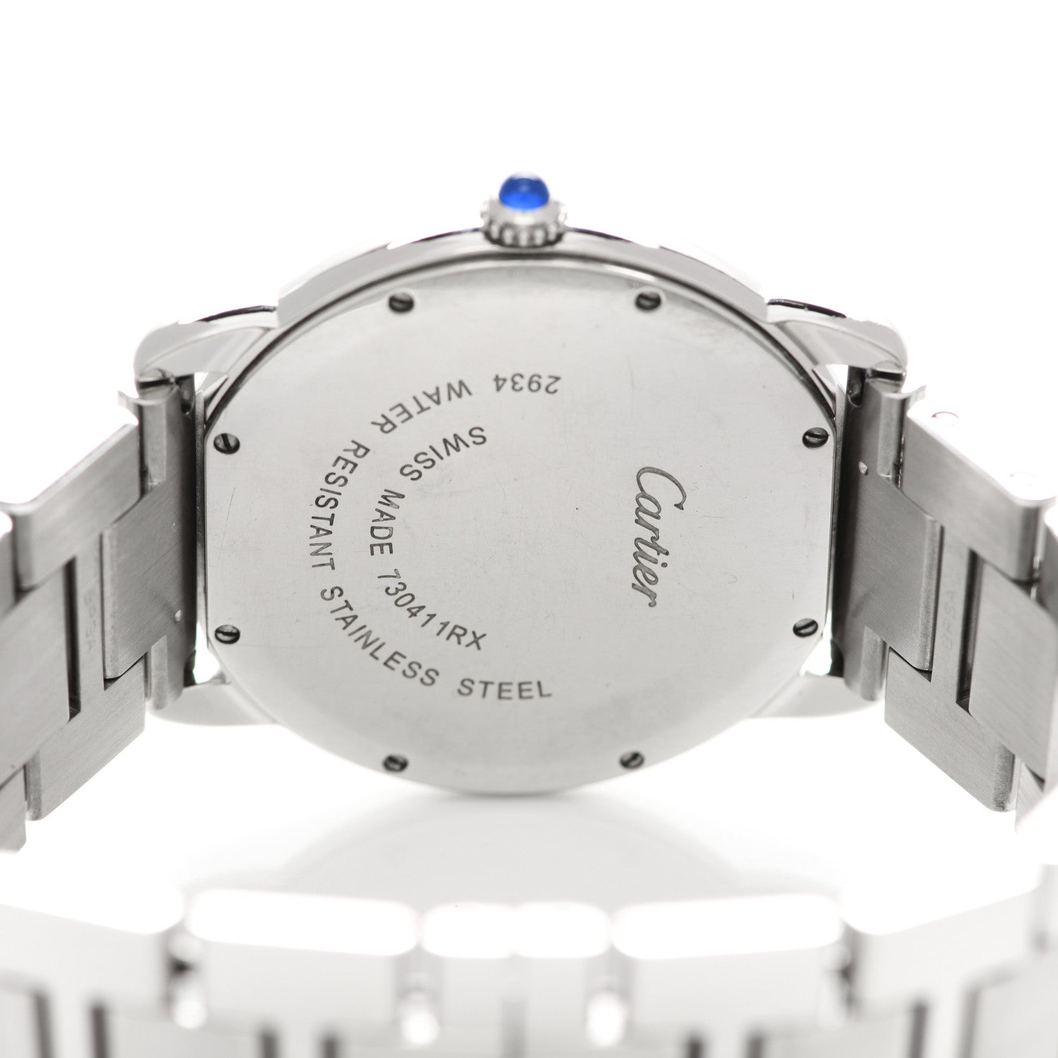 Cartier Stainless Steel 36mm Ronde Solo Quartz Watch 4 of 6