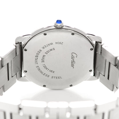 Cartier Stainless Steel 36mm Ronde Solo Quartz Watch 4 of 6