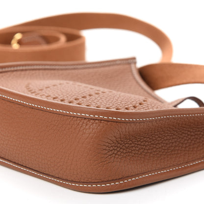 Hermes Taurillon Clemence Evelyne TPM Gold 9 of 9