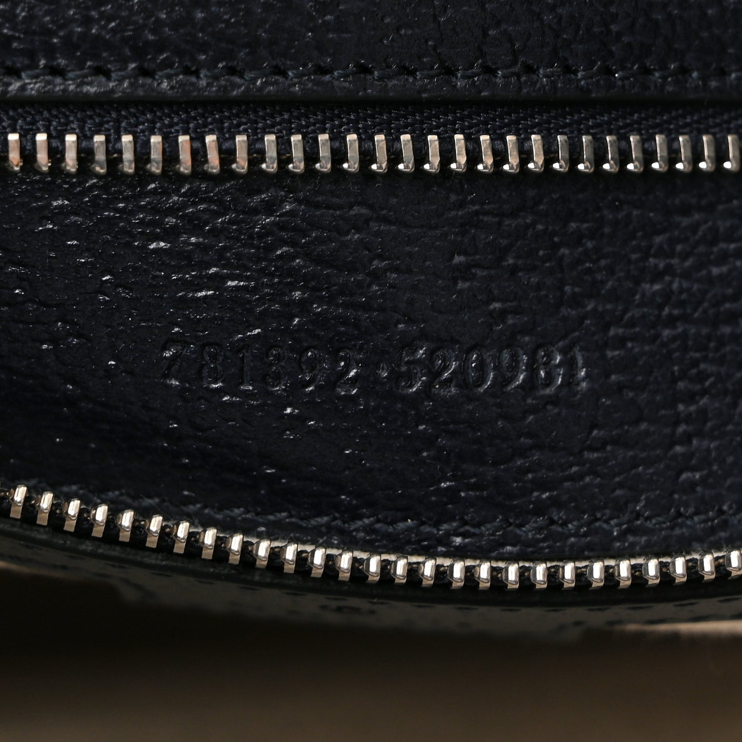 GG Supreme Monogram Web Large Ophidia Shoulder Bag Beige Navy