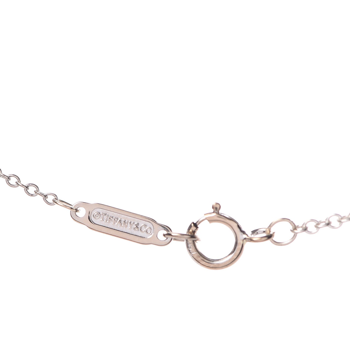 18K White Gold Diamond Mini Metro Horseshoe Pendant Necklace