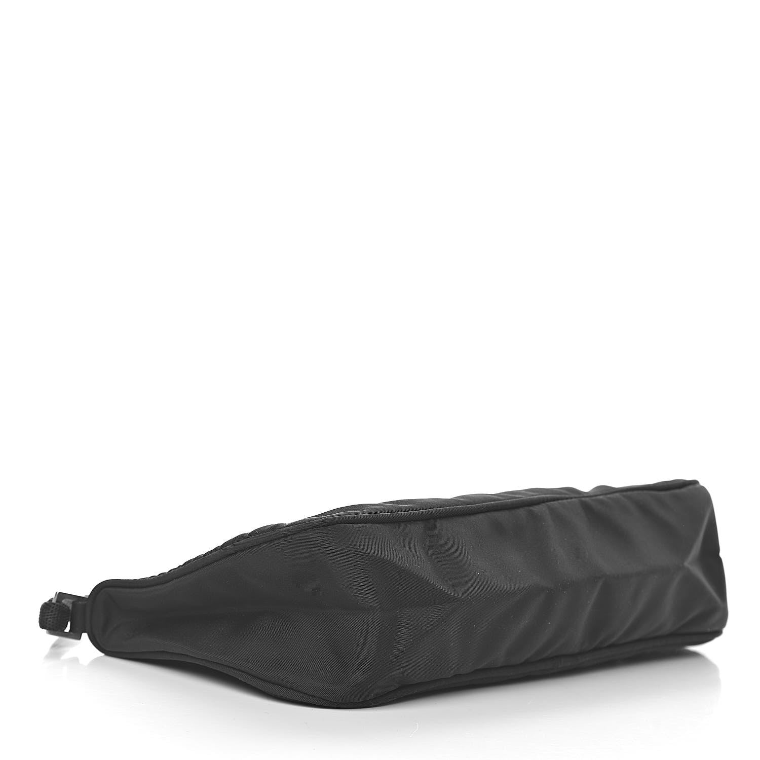 Prada Tessuto Nylon Pochette Bag Black 5 of 10
