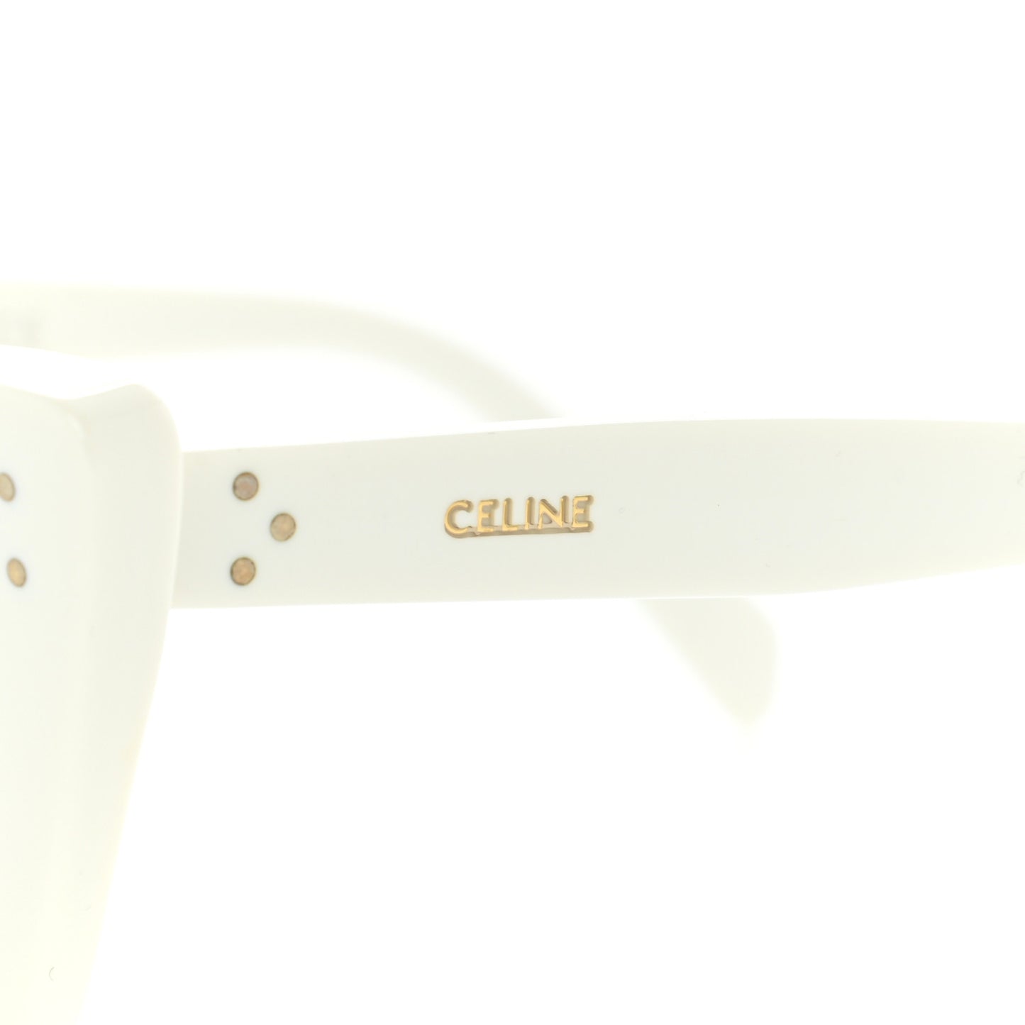 Acetate Cat Eye Sunglasses CL40187I White