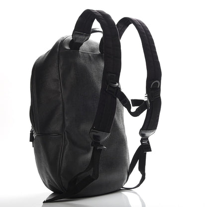 Gucci Coated Canvas Interlocking G Travel Backpack Black 3 of 8
