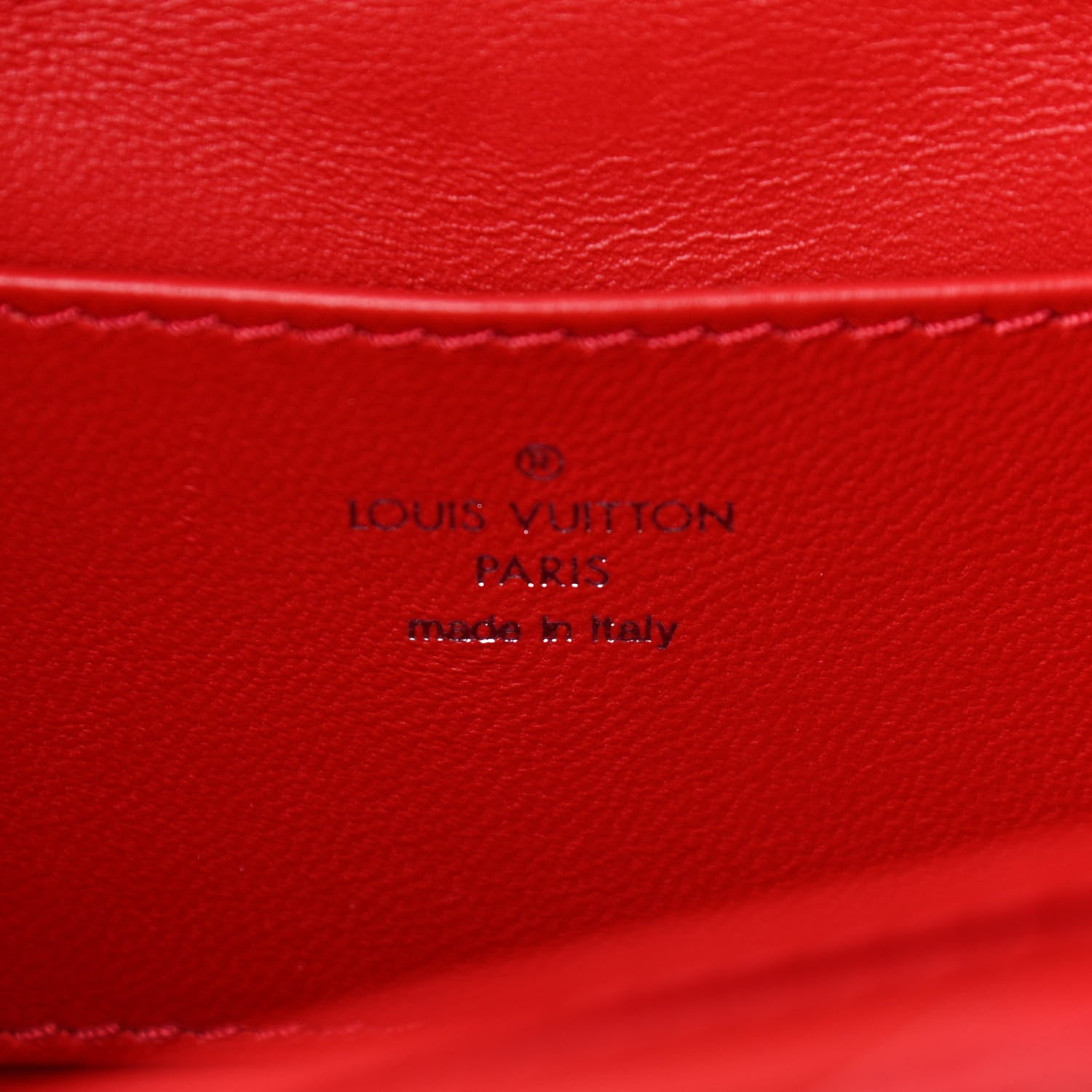Louis Vuitton Lambskin Malletage GO-14 MM Rouge 6 of 9