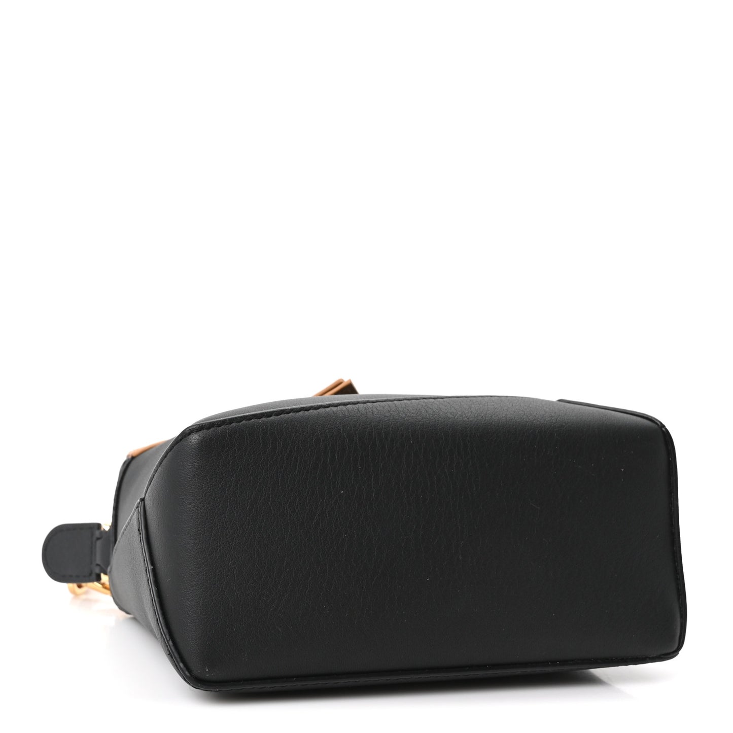 Calfskin Mini Puzzle Edge Bag Warm Desert Black