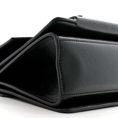 Givenchy Studded Crinkled Patent Goatskin Small GV3 Shoulder Bag Black 10 of 15