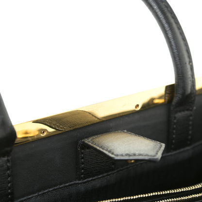 Fendi Vitello Elite Petite 2Jours Tote Black 12 of 19