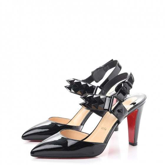Patent Ziggoo Studded Pumps 40 Black