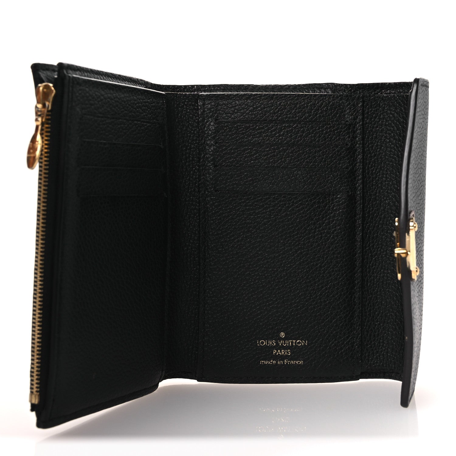 Louis Vuitton Monogram Pallas Compact Wallet NM Black 5 of 7