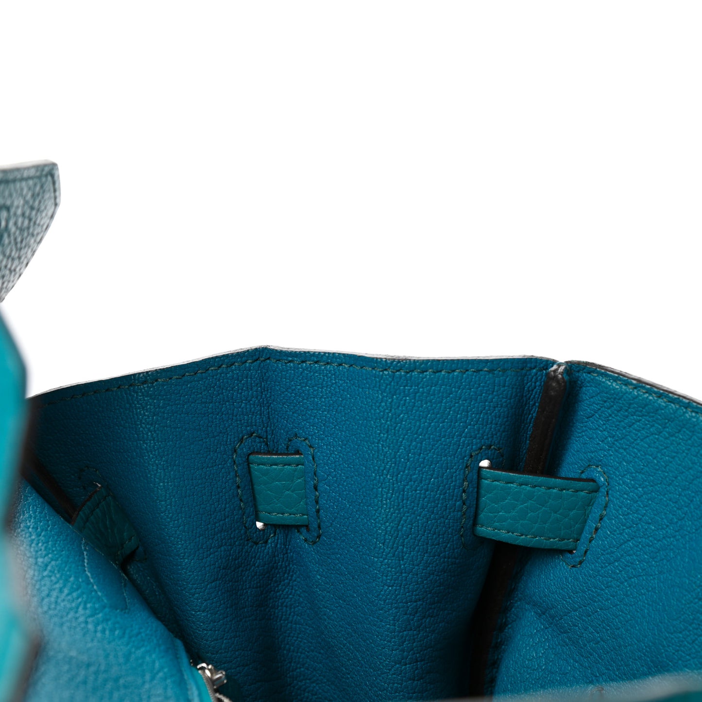Taurillon Clemence Birkin 30 Bleu Izmir