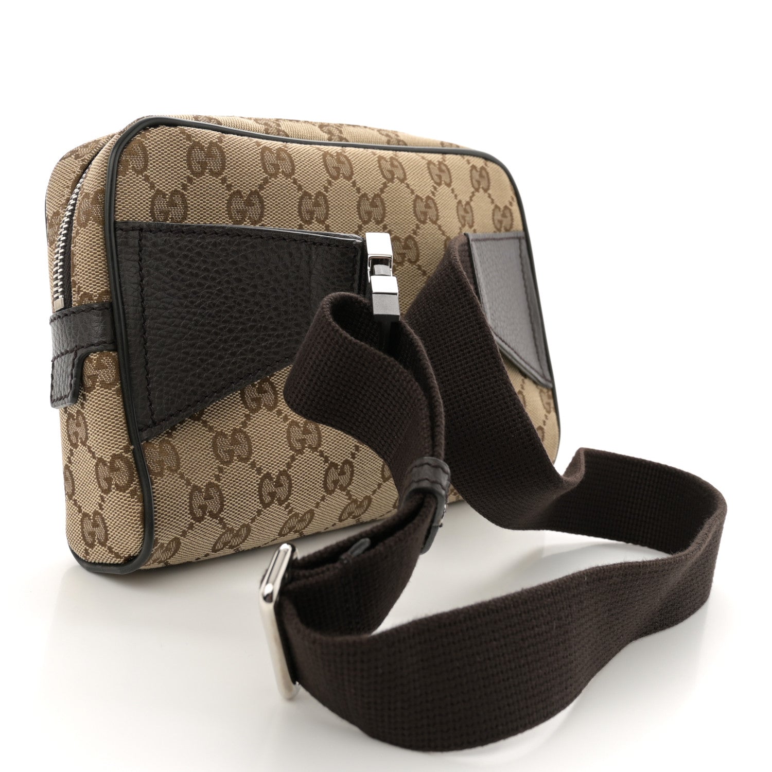 Gucci Monogram Belt Bag Dark Brown 3 of 10