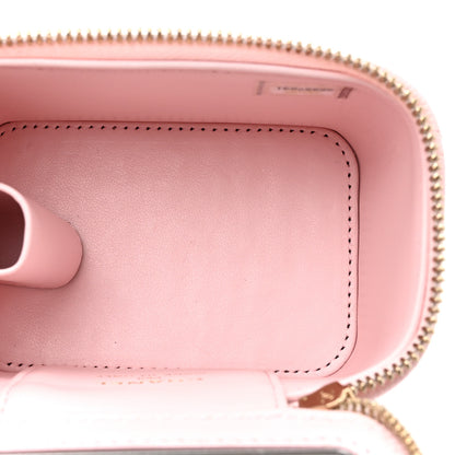 Chanel Caviar Quilted Mini Vanity Case With Chain Light Pink 5 of 11