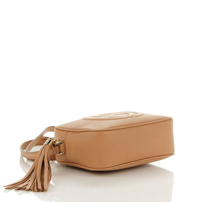 Gucci Pebbled Calfskin Small Soho Disco Bag Rose Beige 4 of 10
