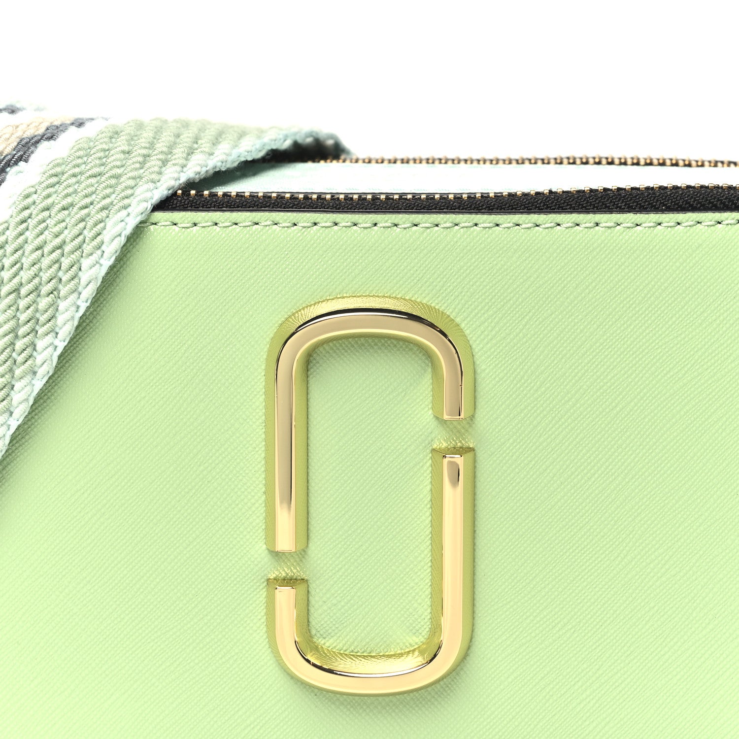 Marc Jacobs Saffiano Small Snapshot Camera Bag Mint Multicolor