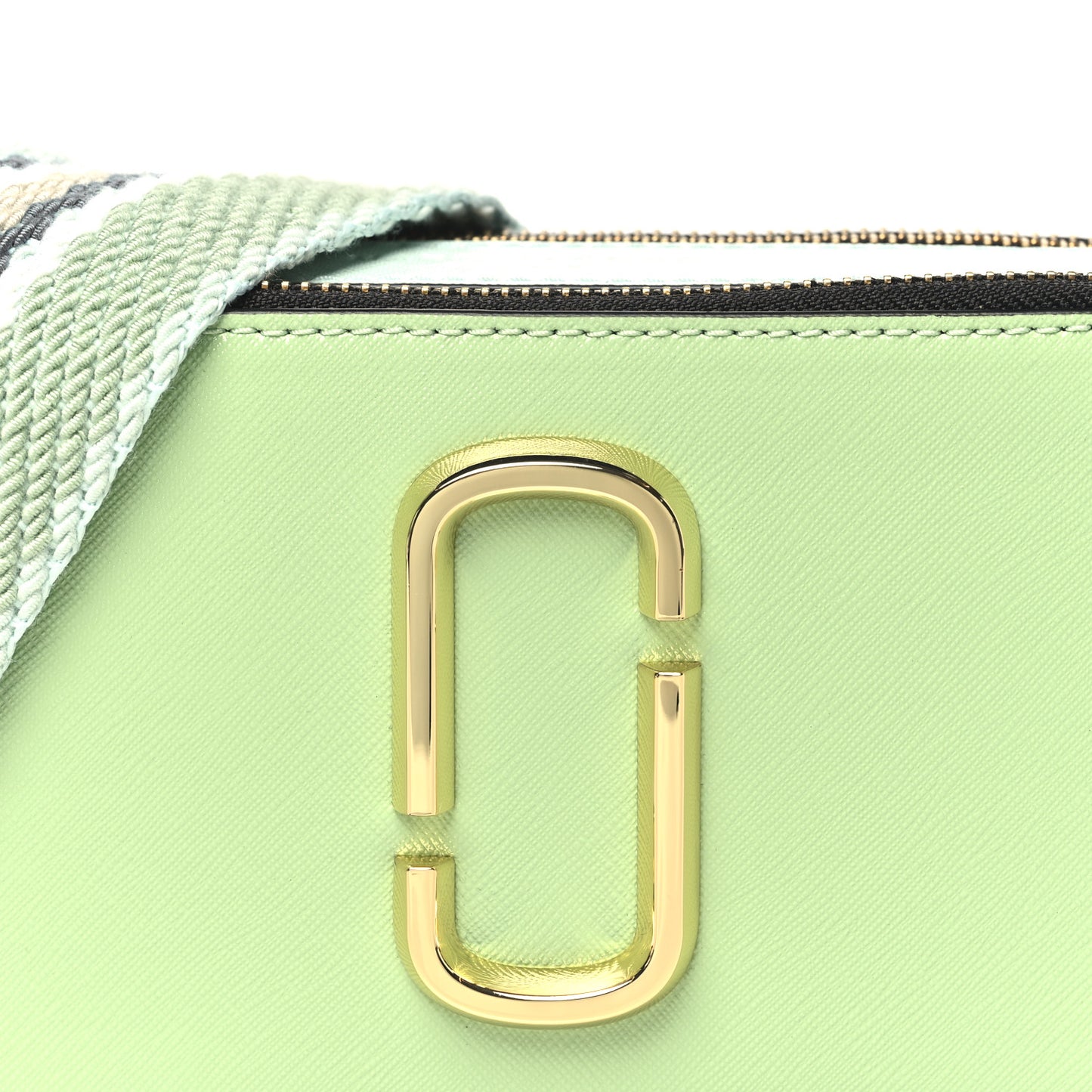 Saffiano Small Snapshot Camera Bag Mint Multicolor