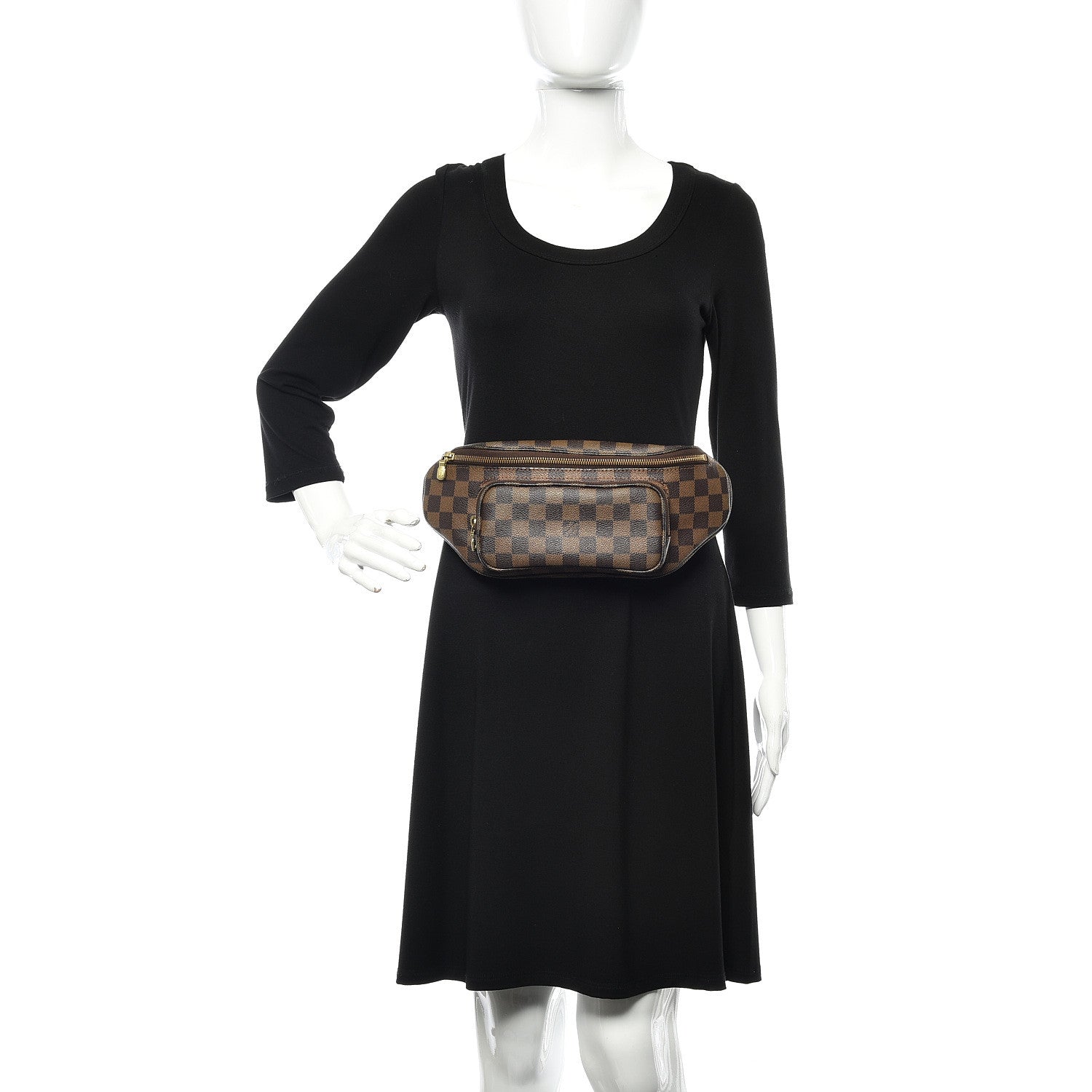 Louis Vuitton Damier Ebene Melville Bum Bag 2 of 10