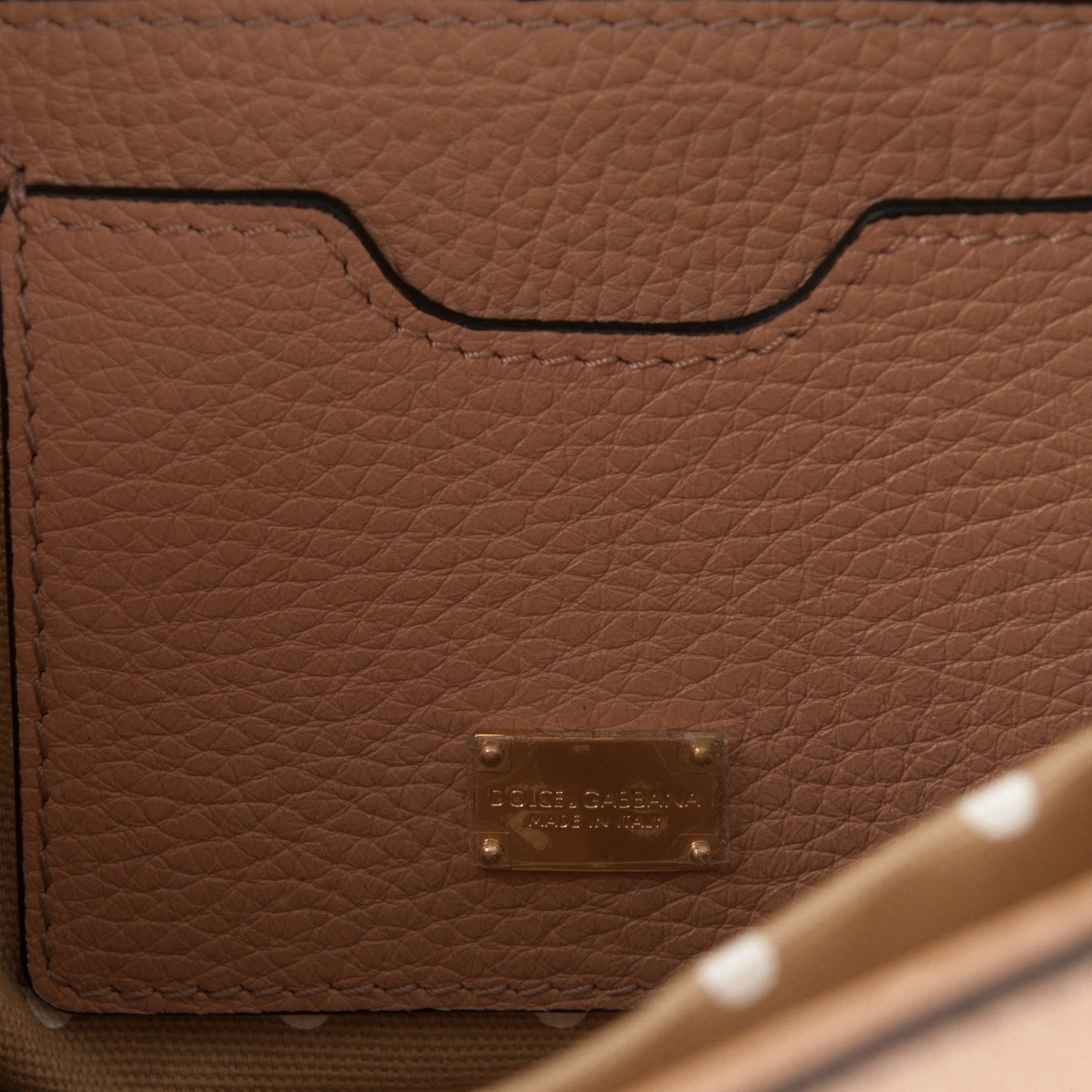 Pebbled Calfskin Small Tote Nude