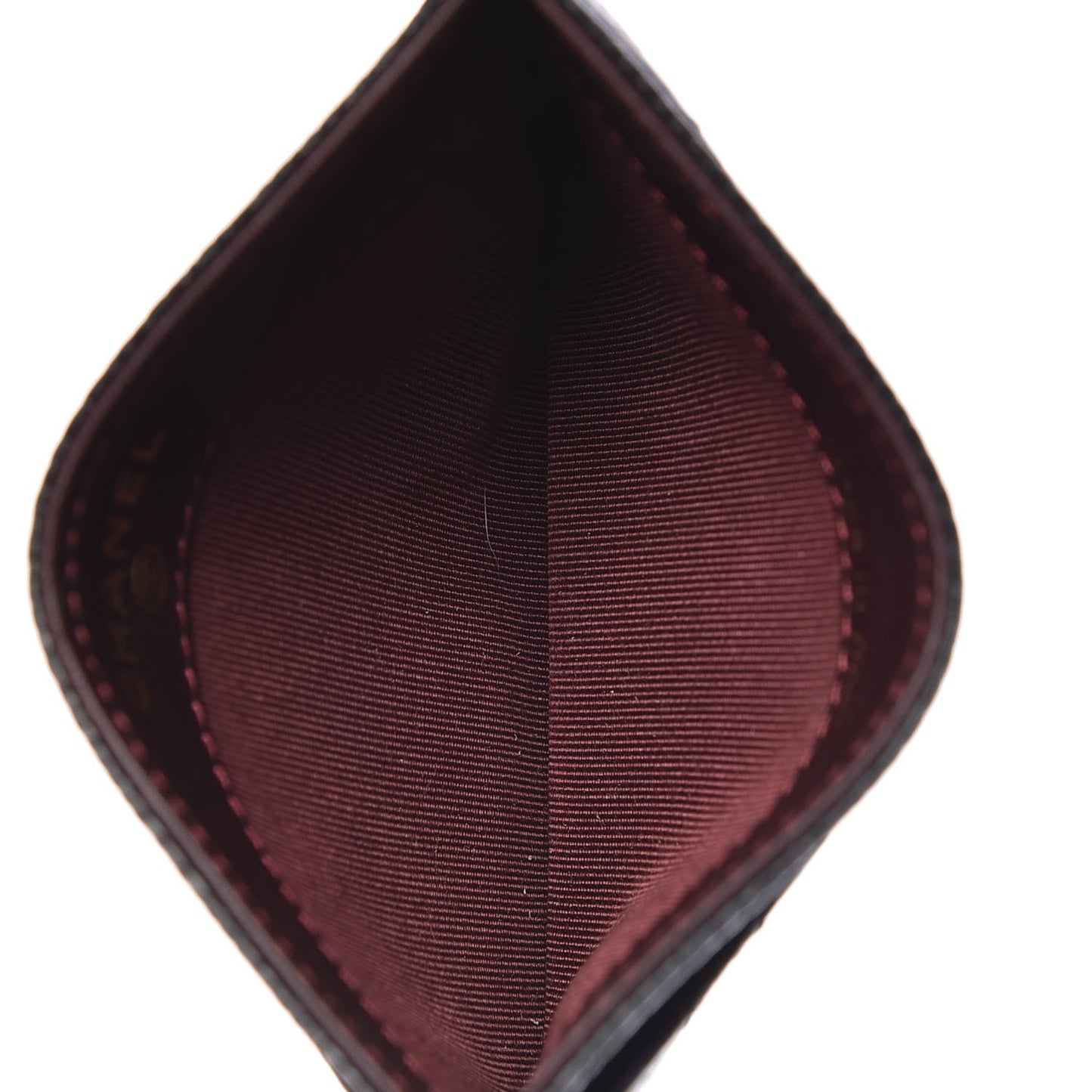 Caviar Quilted Card Holder Black