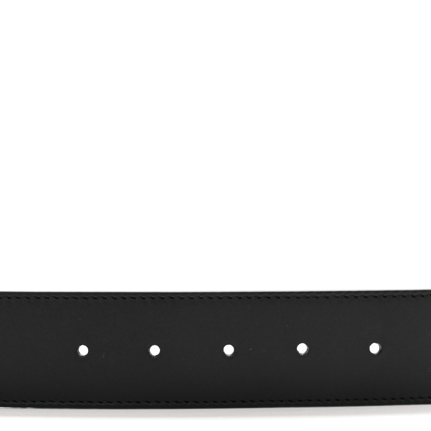Gucci Calfskin Queen Margaret Bee Belt 80 32 Black 4 of 6