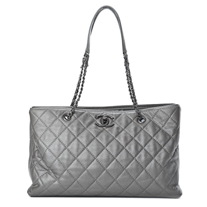 Chanel Metallic Caviar Large Be Caviar Tote Silver 1 of 10