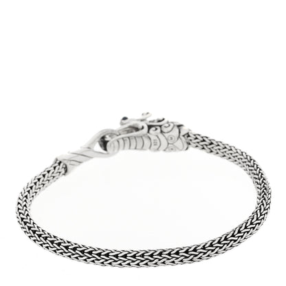John Hardy Sterling Silver Blue Black Sapphire Naga Legends Bracelet 2 of 4
