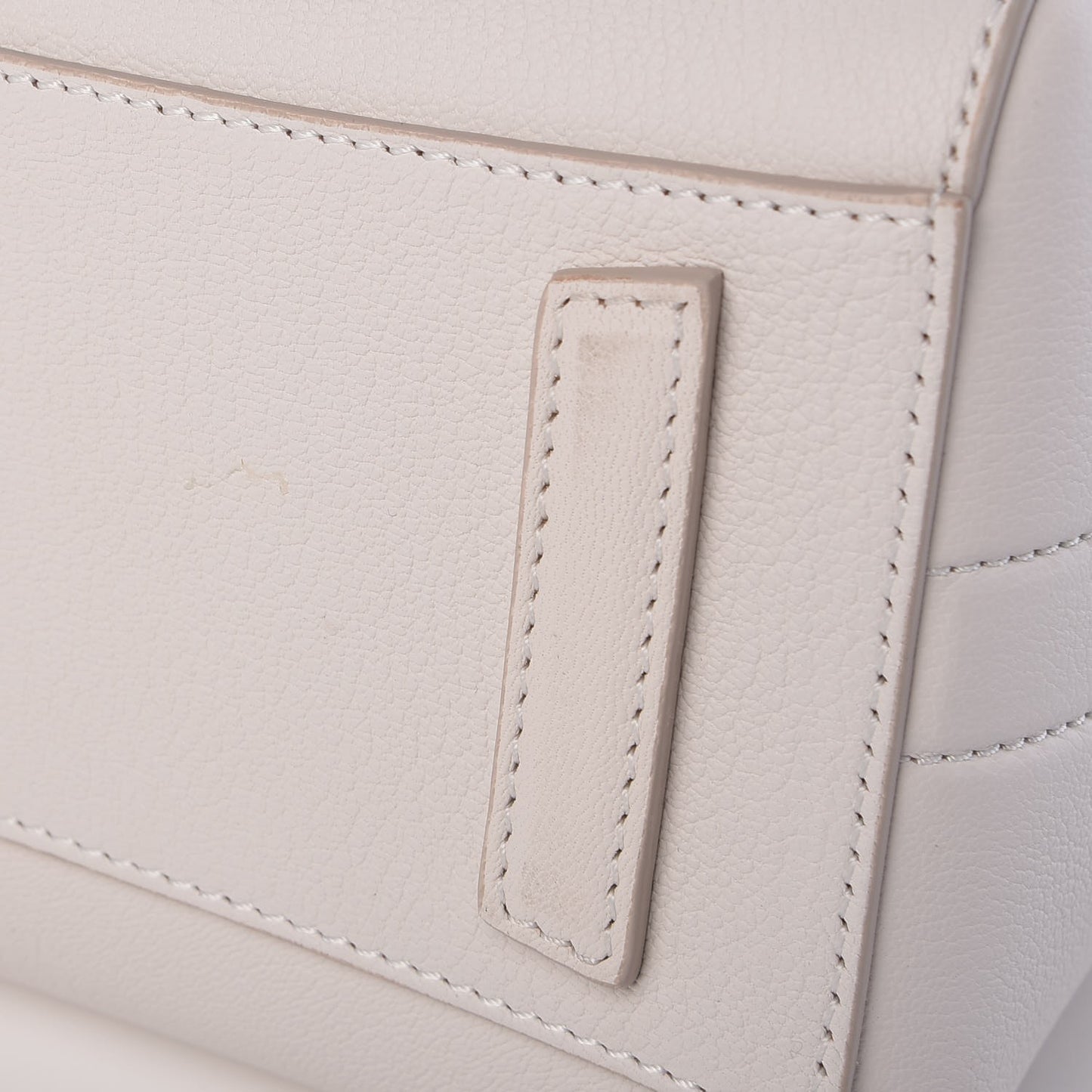 Sugar Goatskin Mini Antigona White