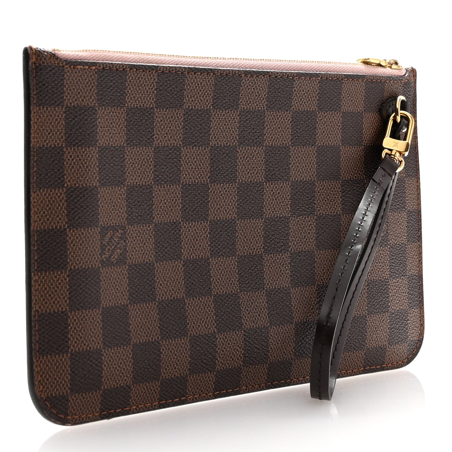 Damier Ebene Neverfull MM GM Pochette Rose Ballerine