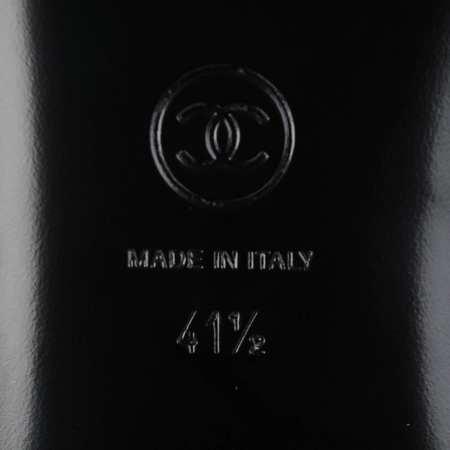 Quilted Lambskin CC Ballerina Flats 41.5 Black