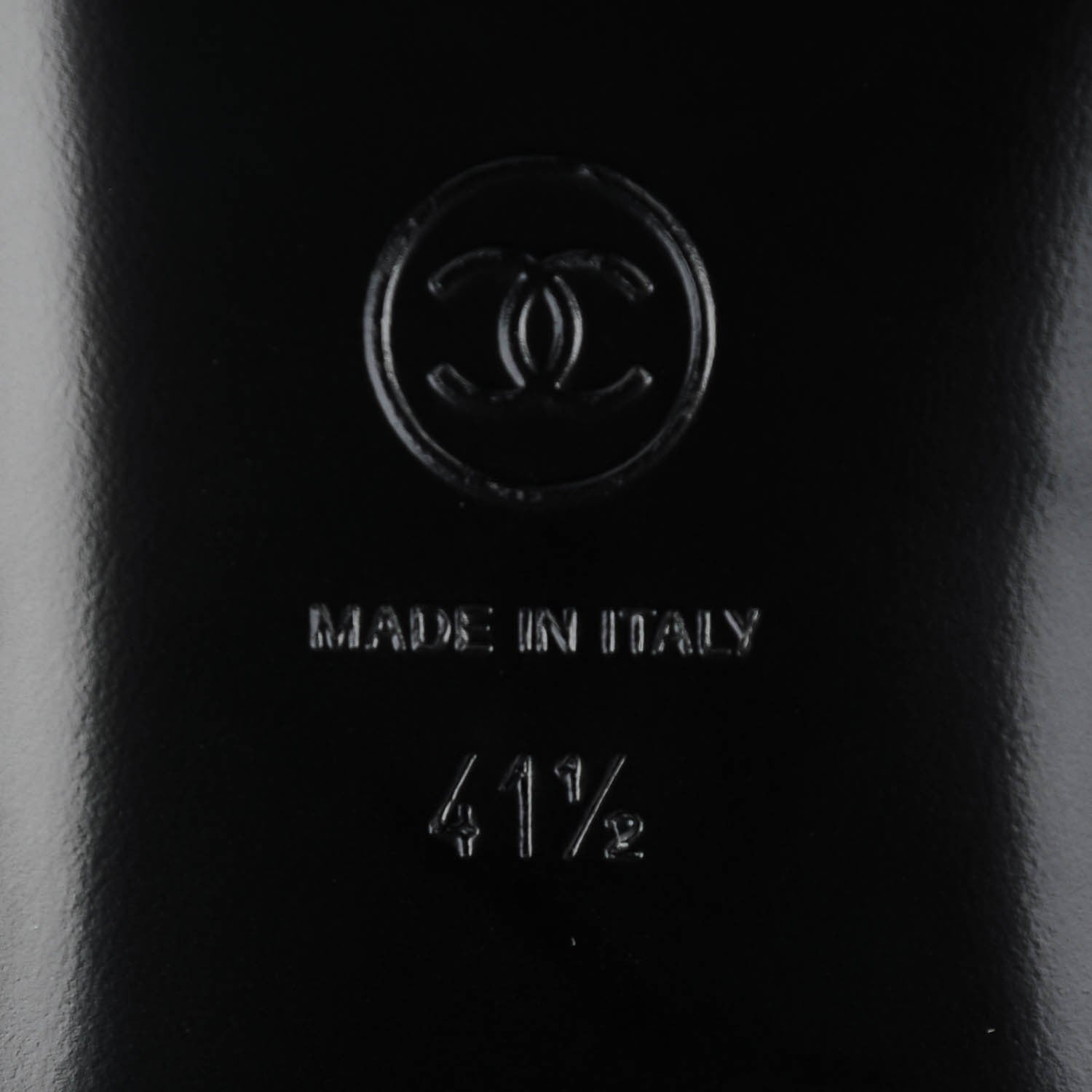 Chanel Quilted Lambskin CC Ballerina Flats 41.5 Black 7 of 8