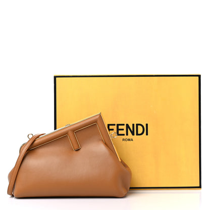Fendi Shiny Nappa Small Fendi First Caramello 11 of 11