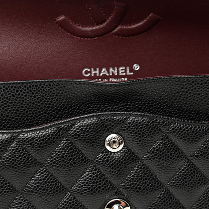 Chanel Caviar Quilted Medium Double Flap Black 13 of 13