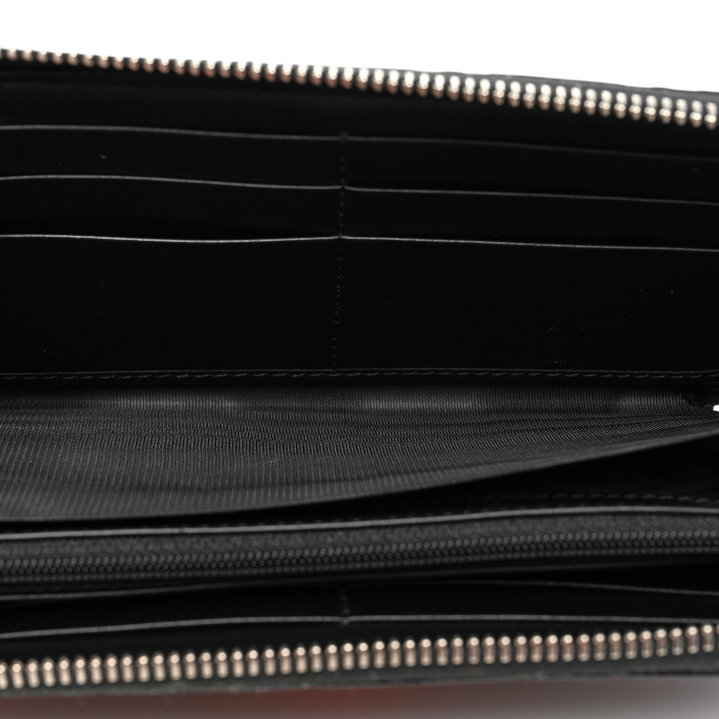 Guccissima Web Zip Around Wallet Black
