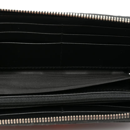 Gucci Guccissima Web Zip Around Wallet Black 8 of 11