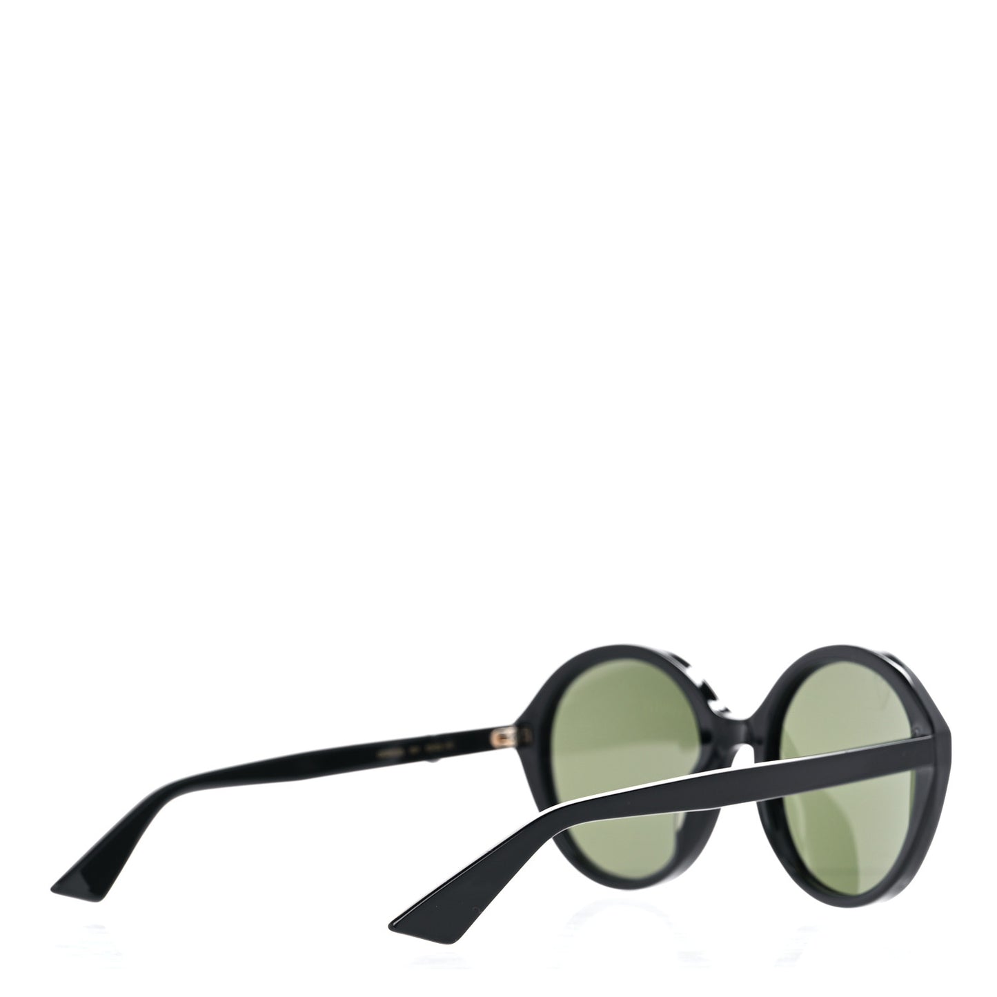 Acetate Round Sunglasses GG0023S Black