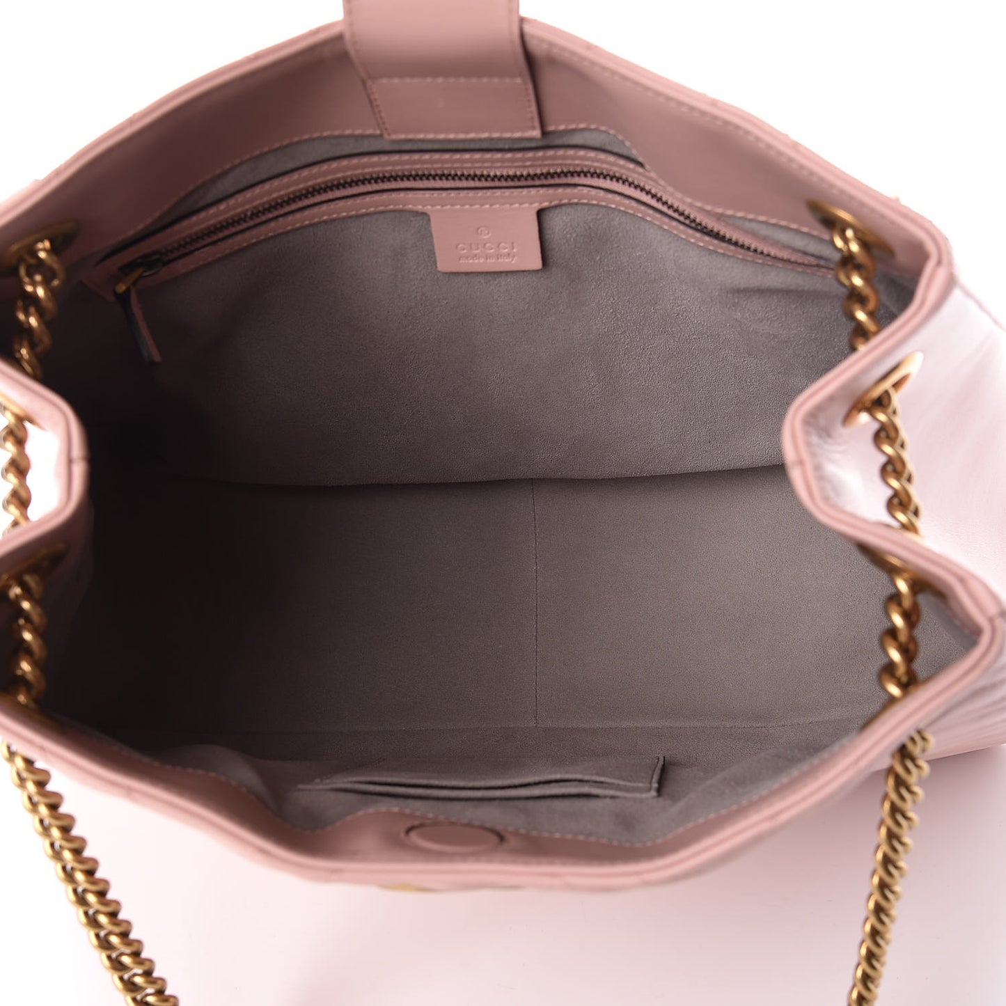 Calfskin Matelasse Medium GG Marmont Shoulder Tote Bag Perfect Pink